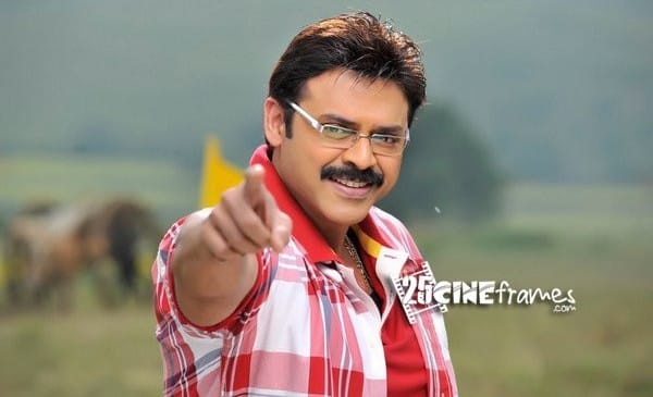 Venkatesh, Nadhiya and Meena in Drishyam Telugu remake