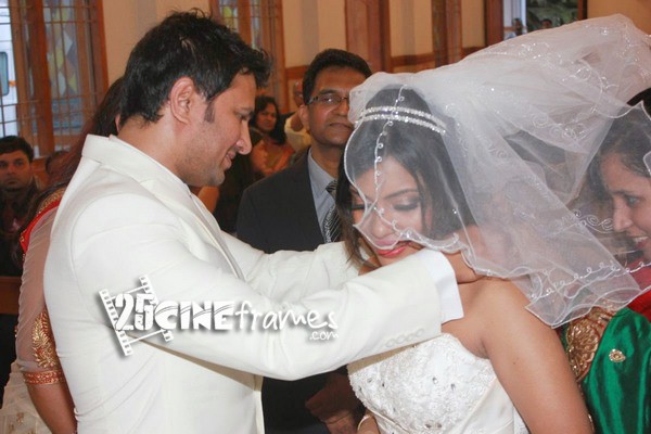 Actor Raja weds Amritha Vincent