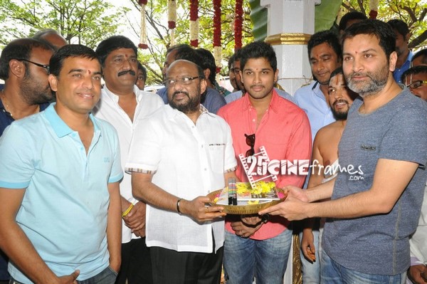 Allu Arjun Trivikram New film launched