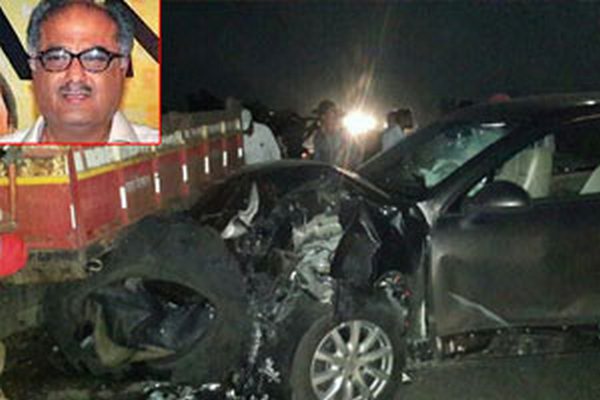 Boney Kapoor Suffers Minor Injury in Car Accident