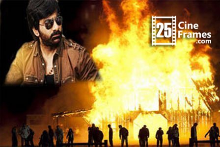 Huge fire accident in Ravi Teja 'Power' movie shooting