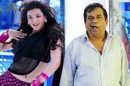 Kajal Agarwal shake the leg with Brahmanandam