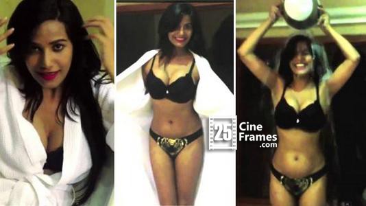 Poonam Pandey ALS Ice Bucket Challenge