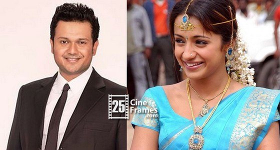 Trisha got engaged yesterday with Varun Manian