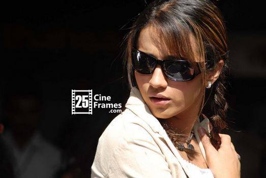 Trisha in smoke effect