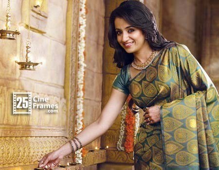 Actress Trisha Laughs At Engagement Gift