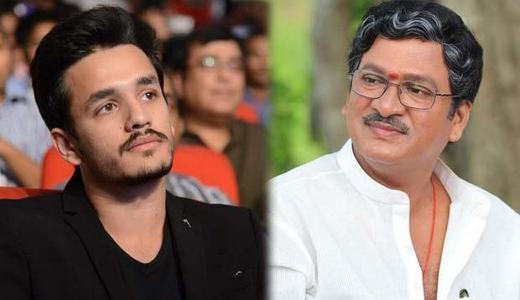 Rajendra Prasad as Akhil Akkinenis Screen Father in V V Vinayak Film