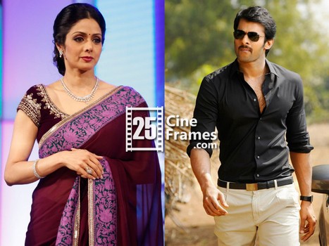 Actress Sridevi Confirmed as Prabhas’s mother in UV Creations Sujeeth Project