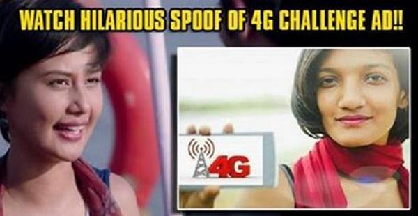 Excellent Hilarious Spoof On Airtel 4G Challenge AD