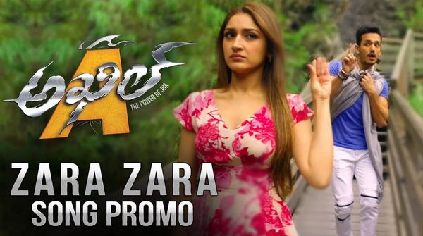 Zara Zara Song Promo Akhil Telugu Movie Akhil Akkineni, Sayyeshaa Saigal