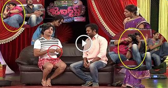 Getup Srinu Ultimate Skit See How They Can’t Controlling Laughing
