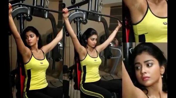 Shreya Saran GYM Workout video is here Finally Stay Fit Be Fit