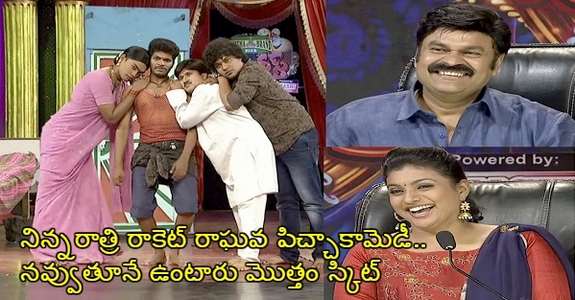 Last Night Rocket Raghava Hilarious Skit Without Dialogues For 6 Minutes Everyone Stunned