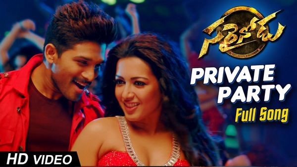 Private Party Full Song HD 1080P Video Sarrainodu Movie Allu Arjun, Rakul Preet