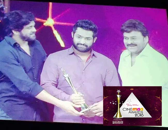 NTR Wins Best Actor For Temper