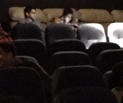 Samantha Watching AAa Movie with Naga Chaitanya