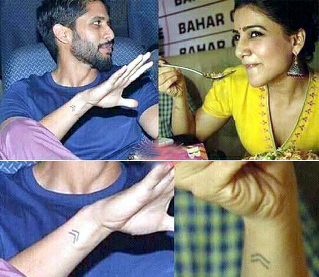 Naga Chaitanya and Samantha flares their tattoo love