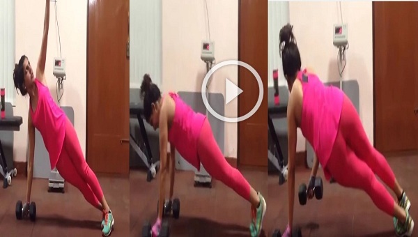Actress Samantha Exclusive Gym Work Out Video Viral On Internet