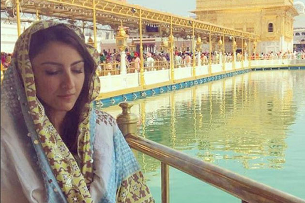 Soha Ali Khan back on blare and visiting temples