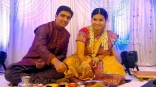 Singer Krishna Chaitanya Anchor Mrudula Engagement Photos