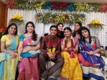 Singer Krishna Chaitanya Anchor Mrudula Engagement Images