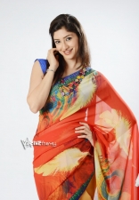 Tanvi Vyas New Cute Saree Photoshoot