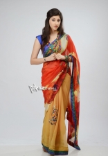 Tanvi Vyas New Cute Saree Photoshoot