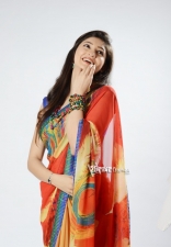 Tanvi Vyas New Cute Saree Photoshoot