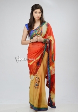 Tanvi Vyas New Cute Saree Photoshoot