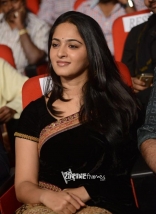 Anushka Black Saree Stills at Varna Audio Launch