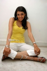 Kajal Agarwal in Yellow Dress Photoshoot