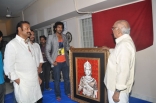 Mohan Babu and Manchu Vishnu Gift Giant Poster to ANR