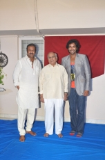 Mohan Babu and Manchu Vishnu Gift Giant Poster to ANR