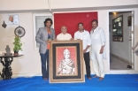 Mohan Babu and Manchu Vishnu Gift Giant Poster to ANR