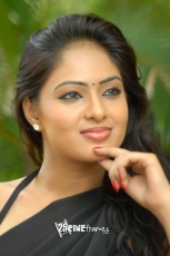 Nikesha Patel Hot in Black Saree