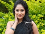 Nikesha Patel Hot in Black Saree