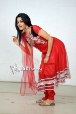 Sakshi Chowdary Latest Hot Photos in Red Dress