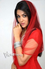 Sakshi Chowdary Latest Hot Photos in Red Dress