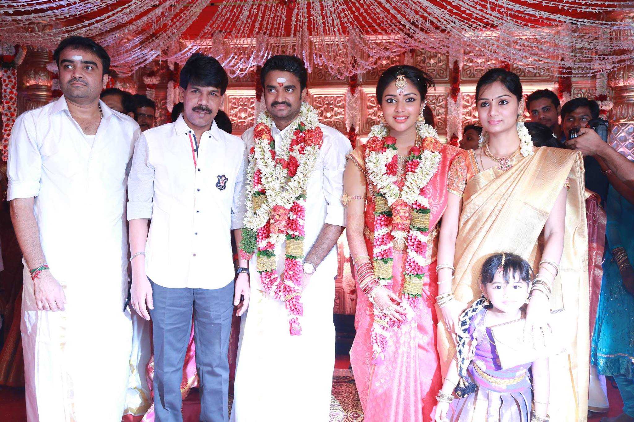 Actress Amala Paul Director Vijay Wedding Reception Gallery Photos.