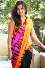 Isha Chawla Latest Hot Navel  Saree Photos Stills