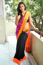 Isha Chawla Latest Hot Navel  Saree Photos Stills