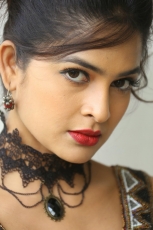 Madhumitha Gorgeous Looking Photos in Red and Black dress