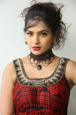 Madhumitha Gorgeous Looking Photos in Red and Black dress