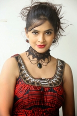 Madhumitha Gorgeous Looking Photos in Red and Black dress