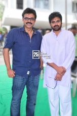 Pawan Kalyan And Venkatesh Gopala Gopala New Movie Launch Photos