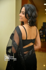 Regina Cassandra Spicy Hot Photos in Black Saree 25CineFrames