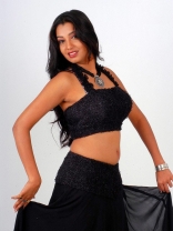 Actress Siddi Hot Photos Stills in Black