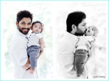 Allu Arjun Sneha Reddy Son Allu Ayaan Latest New HD Photos