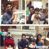 Allu Arjun Sneha Reddy Son Allu Ayaan Latest New HD Photos