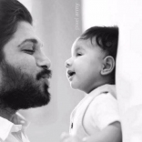 Allu Arjun Sneha Reddy Son Allu Ayaan Latest New HD Photos